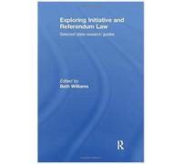 Exploring Initiative And Referendum Law