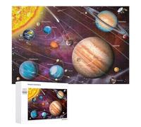 Exploring Our Solar System A Visual Journey Puzzle en Bois, 1000 pièces