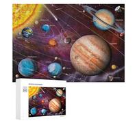 Exploring Our Solar System A Visual Journey Puzzle en Bois, 300 pièces