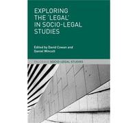 Exploring The 'Legal' In Socio-Legal Studies (Palgrave Macmillan Socio-Legal Studies) (Hardcover) Paul James Cardwell, Tamara Hervey, Karin Van Marle, Daniel Wincott (Auteur)