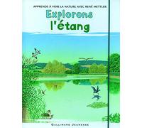 René Mettler – Explorons l'étang – Cartonné – Gallimard Jeunesse