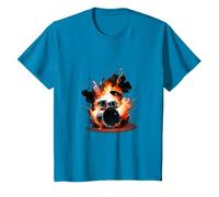Explosion de batterie en feu pour batteur T-Shirt
