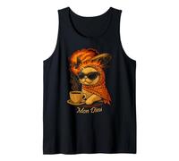 Explosion de café Mon Dieu Retro Cat Débardeur