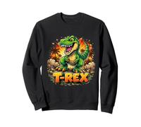 Explosion de Dinosaure de Dessin animé Tyrannosaure Rex pour Enfants Sweatshirt