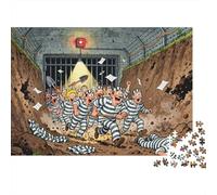 Explosion d'évasion du Tunnel de la Prison Puzzle en Bois Imperméable DIY Puzzles De 1000 Pièces pour Adultes Coloré Jeux Éducatifs