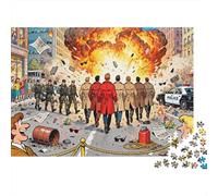 Explosion épique à Motion Lente Puzzle en Bois Imperméable DIY Puzzles De 1000 Pièces pour Adultes Cadeaux Coloré De Décoration pour La Maison