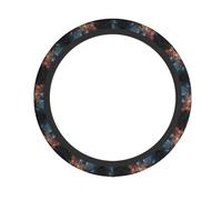 Explosion of The Earth Housse de volant 38,1 cm, antidérapante et absorbant les chocs, douce et douce pour la peau