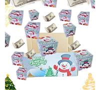 Explosion Wrap-Pop Up Surprise Money Box Christmas, Christmas Money Explosion Box with Confetti Cash Luxury for Birthday Anniversary Valentine Proposal Surprise Your Loved Ones (Silver Gray,6 boxes)