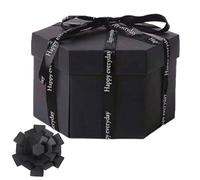 explosionn Kit de boîte à souvenirs - Album mémoire - Album souvenir fait à la main - Cabine photo - Boîte d' pliable Family Friend - Album pop-up Love pour anniversaire, Saint-Valentin