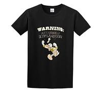 Explosive Men Adult Short Sleeve Black L