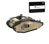 ExploTex Kit De Construction De Modèle Militaire Mark II Tank (748 Pièces/Kaki), Idéal pour Les Passionnés D'histoire Militaire Qui Souhaitent Exposer des Modèles Réduits