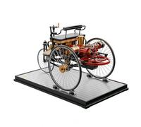 ExploTex Modèle vintage d'une voiture tricycle de première génération | Véhicule électrique mécanique en métal, kit de construction pour assembler un moteur (plus de 430 pièces)