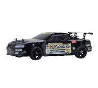 ExploTex VRX RH1003 Voiture radiocommandée 2,4 GHz Nitro Onroad, échelle 1:10, moteur CY 18, expérience de course ultra cool (RTR haute vitesse/carrosserie noire)