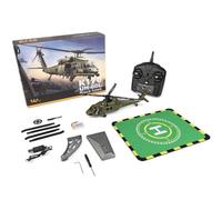 ExploTex Wltoys K170 Black-Hawk UH-60L 170 Hélicoptère radiocommandé, taille 4CH, sans barre de flybar, avec levier d'accélérateur réglable gauche et droite (version RTF)