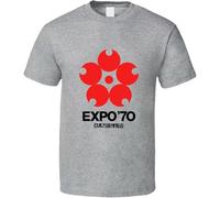 Expo '70 Japan Osaka Exposition Retro T Shirt Size S - 3XL Tee Gift from US Manches Courtes(Medium)