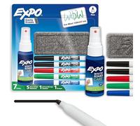 Expo Dry Erase Set, Low Odor, Fine Tip, Assorted, Sold as 1 Set, 4 Each per Set