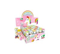 DULCOP - Pack de 36 Bulles Licorne - Bulles de Savon - 60 ML - 047815PA - Multicolore - Plastique - Licence Officiel - Jouet Enfant - Jeu de Plein air - À Partir de 3 Ans