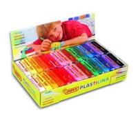 Jovi - PLASTILINA, Pâte à modeler végétale, 30 x 50 grammes, Assortiment multicolore, Couleurs vibrantes et grande plasticité, Sans gluten, Idéale pour les enfants à partir de 2 ans (70S)