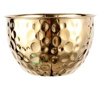 Exposition de fruits, Ensemble de bols à mélanger en acier inoxydable de qualité supérieure for la préparation et le service en cuisine, doré(Gold_18cmx11.5cm)