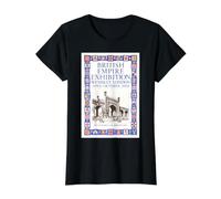 Exposition de l'empire Britannique 1924 T-Shirt Graphique avec Valeur, Femme, Noir, L