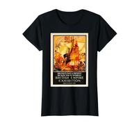 Exposition de l'empire Britannique - Passé et présent de la Grande-Bretagne 1924 T-Shirt Graphique avec Valeur, Femme, Noir, M