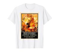 Exposition de l'empire Britannique - Passé et présent de la Grande-Bretagne 1924 T-Shirt Graphique avec Valeur