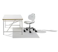Exposition Lot de Chaise - IDIMEX œufs Homme Blanc 150 x 75 cm + Turtle Blanc - Richard Lampert Meubles