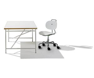 Exposition Lot de Chaise - IDIMEX œufs Homme Blanc 150 x 75 cm + Turtle Blanc - Richard Lampert Meubles