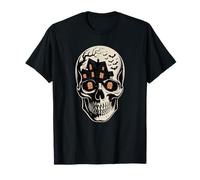 Exposition Multiple Halloween Squelette Crâne Hanté T-Shirt