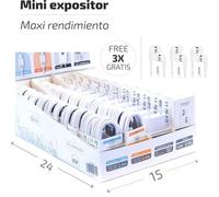 Expositor BSK Tech One TEC2991- Incluye 10 Cargadores, 20 Cables BASIK y 10 Auriculares