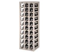 Expovinalia Ew2033 Porte-Bouteilles en pin capacité 30 Bouteilles, Bois, Blanc