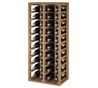 Expovinalia Casier À Vin en Bois pour 40 Bouteilles 4 Modules Meuble De Type Casier À Vin 105 X 44 X 32 Cm Chêne
