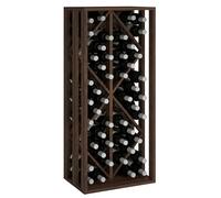 Expovinalia Casier à Vin Vertical en Bois pour 48 Bouteilles - Meuble Range Bouteille Type Wine Rack, Étagère à Vin, Porte Bouteilles Bois, Rangement Vin Élégant 105 x 46 x 32 cm
