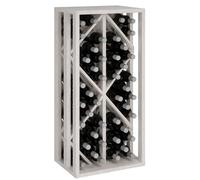 Expovinalia Casier à Vin Vertical en Bois pour 48 Bouteilles - Meuble Range Bouteille Type Wine Rack, Étagère à Vin, Porte Bouteilles Bois, Rangement Vin Élégant 105 x 46 x 32 cm