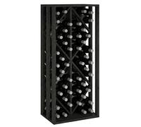 Expovinalia Casier à Vin Vertical en Bois pour 48 Bouteilles - Meuble Range Bouteille Type Wine Rack, Étagère à Vin, Porte Bouteilles Bois, Rangement Vin Élégant 105 x 46 x 32 cm