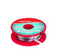 Express, 11894, Soudure Étain pour Assemblage Cuivre, Laiton, Canalisations Sanitaires (Eau Potable), 97% Étain et 3% Cuivre (Sans Plomb), 40 g, d 2 mm, Flux incorporé, Accessoire pour Fer à Souder