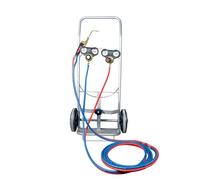 Express, 2909, Poste Koro, chalumeau oxyacétylénique, avec ses 6 becs de 63 L à 315 L, autonomie 8 h, 5 m de tuyau, Très maniable avec son chariot à grandes roues, sans bouteilles