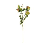 Express Fleur 3 Branches de Roses artificielles en Soie, 6 Roses par Branche de 46 cm Vert