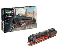 Express Locomotives Br 02 & Tender 2' 2' t30 1:87 Plastic Model Kit 02171 Revell