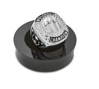 Express Medals Lot de 1 à 12 Bagues Trophée de Football Style Trophée Champion - S, Métal, Oxyde de Zirconium