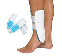 Express Orthopaedic® - Support de Cheville Orthèse Attelle Pied en Gel à Air avec Coussins d'Air et Coussinets en Gel Thérapeutique par le Froid pour Entorse