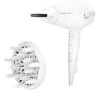 Express Style Sèche-cheveux, Technologie Effiwatts pour utiliser moins d'énergie, Système ionique qui réduit électricité statique et frisottis, Compact, Léger, Touche air frais CV1811F0
