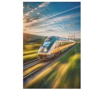 Express Train Puzzles en Bois Adultes Et Adolescents 1000 Pieces EnfFourmis Puzzle Décoration Mur Moderne Art Jouets Cadeau IntéressFourmis 78×53cm