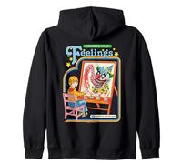 Express Your Feelings Clown Retro Vintage Funny Adult Humor Sweat à Capuche