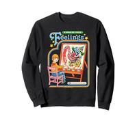 Express Your Feelings Clown Retro Vintage Funny Adult Humor Sweatshirt