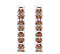 Expression féroce. Bannières de porche à motifs, bannières décoratives à suspendre, décorations murales intérieures et extérieures / portes d'entrée