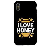 Expression « I Love Honey Enthusiast » Coque pour iPhone X/XS
