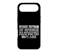 Expression Sarcastique des Idiots de la liberté d'expression Coque pour iPhone Air