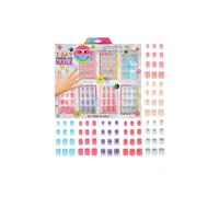 Expressions Collection de manucure de 7 jours - 84pc Press on Nail Set Day of the-Week Faux Nails Fals for Girls (Peace-Smiley) - Designs de nouv