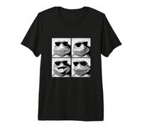 Expressions drôles de photomaton de Dragon Barbu Cool T-Shirt Haut de Gamme